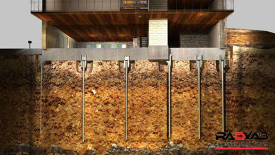 ترمیم و بهسازی فونداسیون برای مقاوم سازی